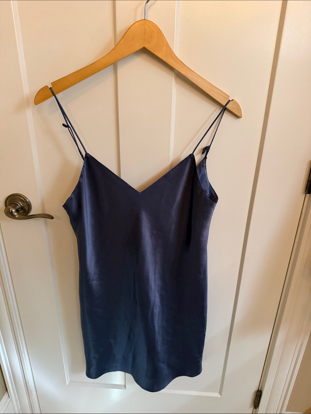 La SENZA Blue Satin Nightgown